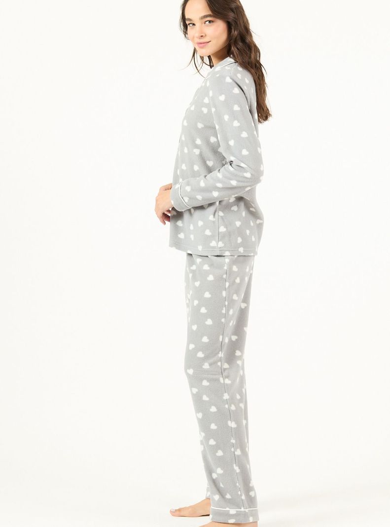 Pijama de Mujer Sport Polar Gris-1