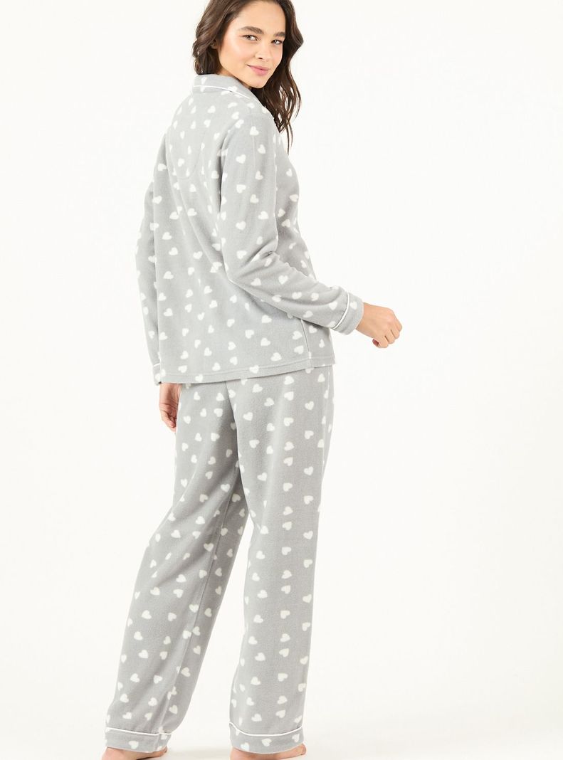 Pijama de Mujer Sport Polar Gris-2
