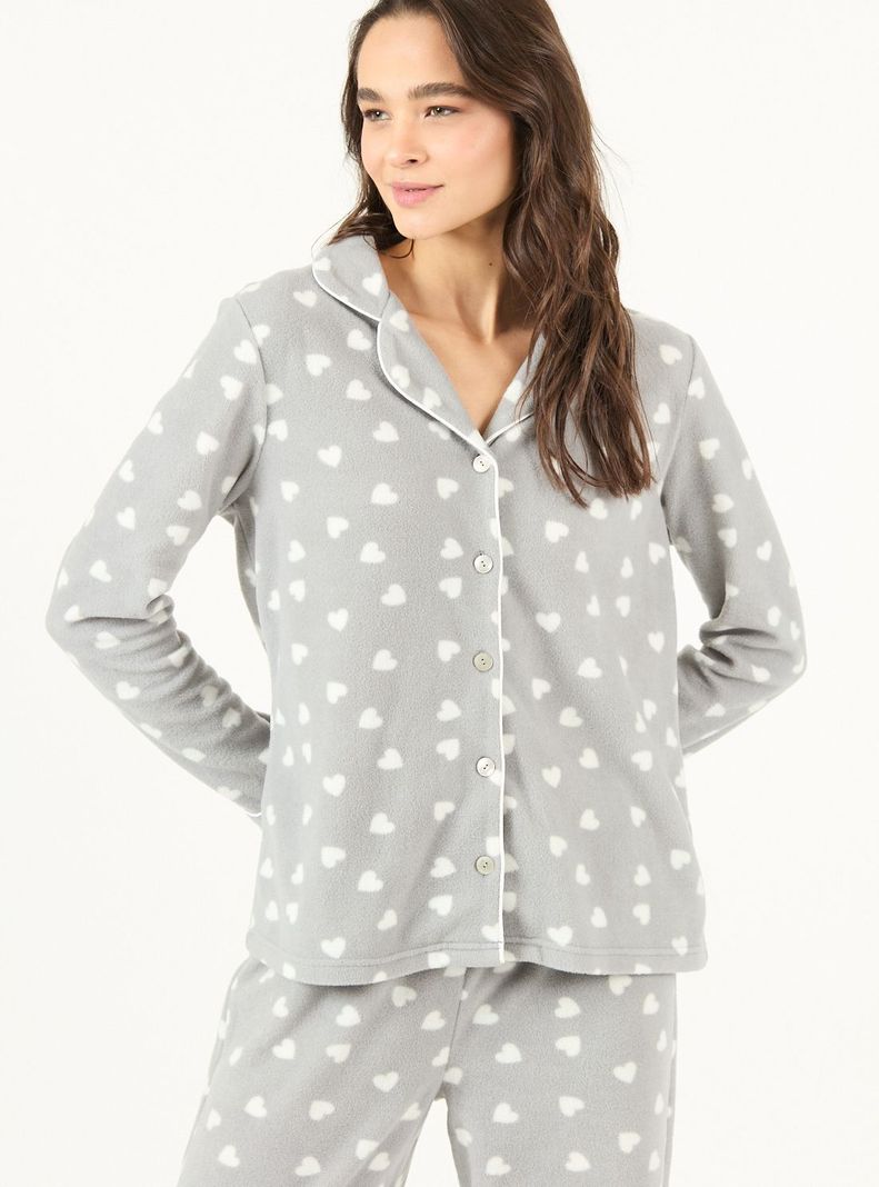 Pijama de Mujer Sport Polar Gris-3