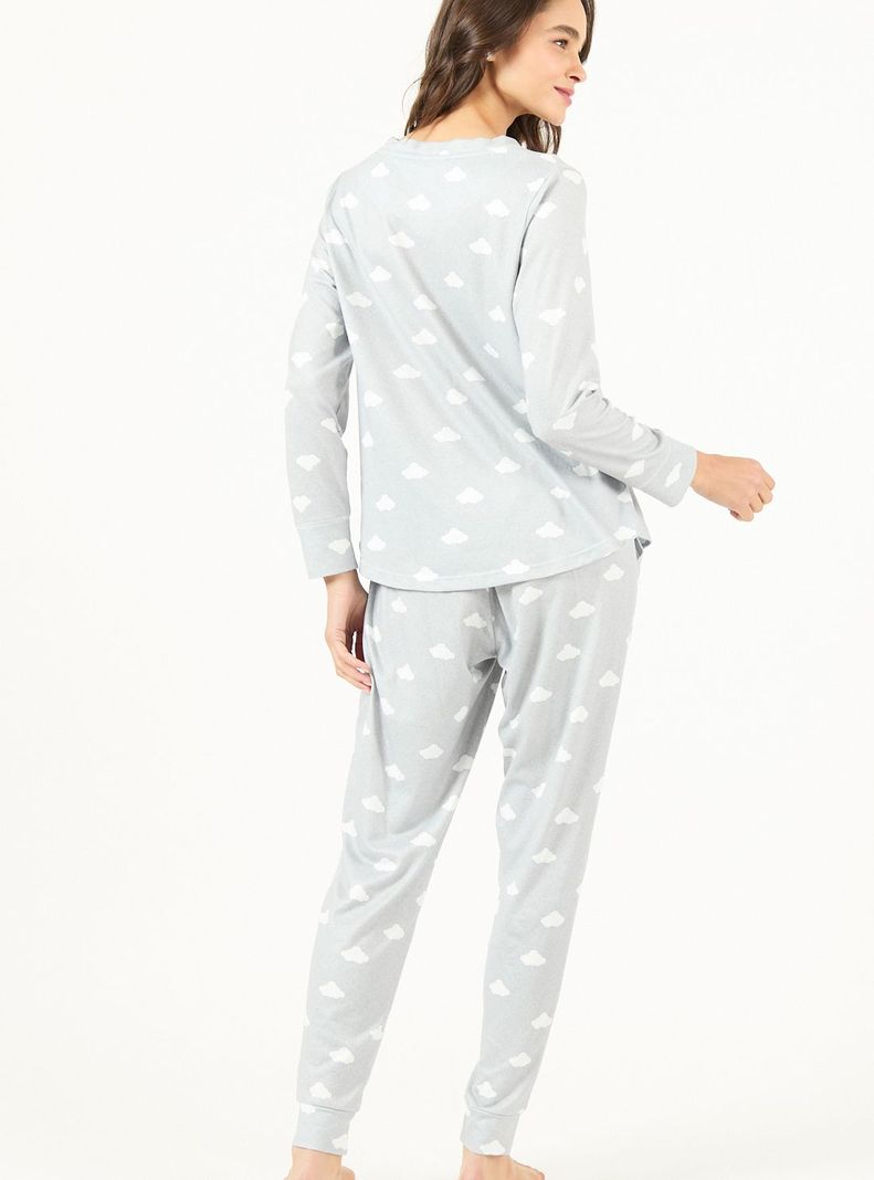 Pijama de Mujer Gante Gris-2