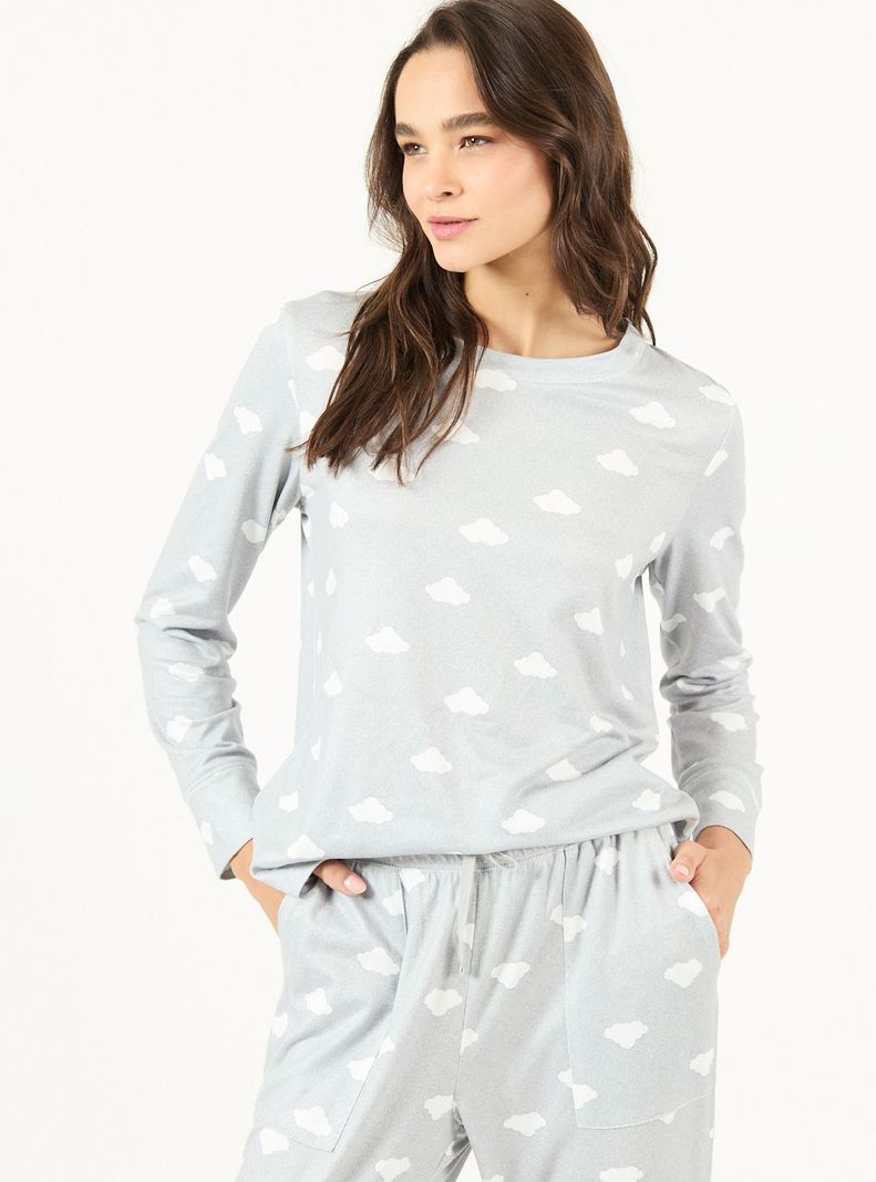 Pijama de Mujer Gante Gris-3