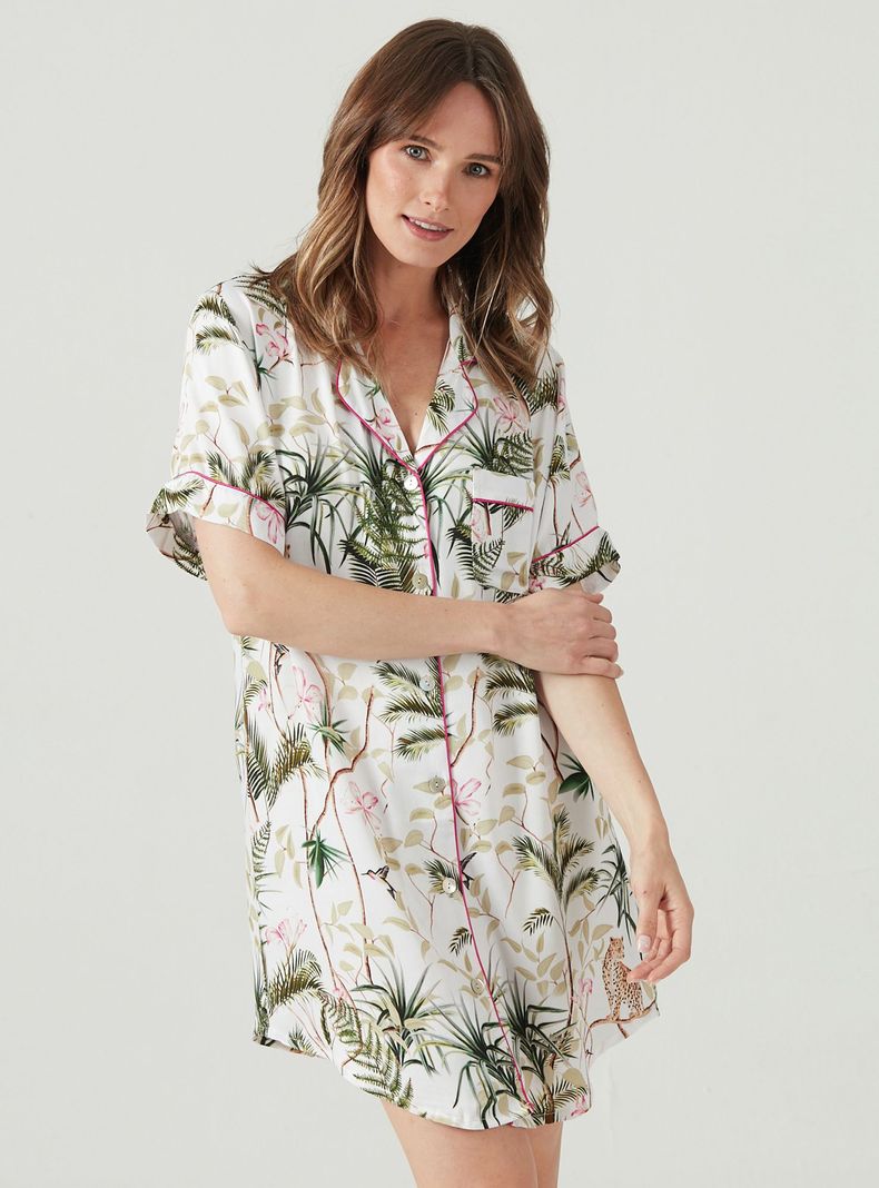 Camisa de Dormir Adela Sport Verde-1