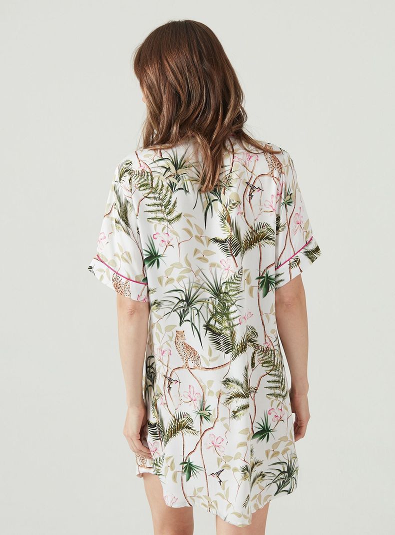 Camisa de Dormir Adela Sport Verde-2