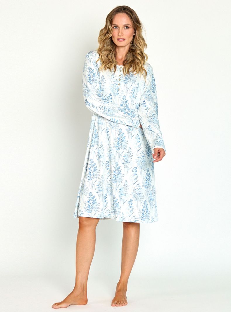 Camisa de Dormir Cuore Blanco Estampado-0
