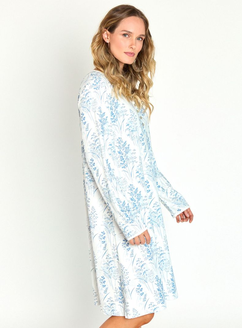 Camisa de Dormir Cuore Blanco Estampado-2