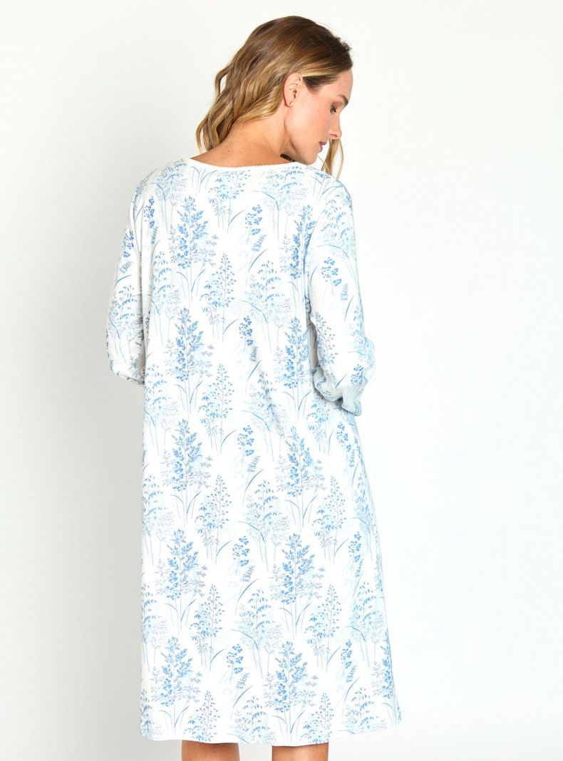 Camisa de Dormir Cuore Blanco Estampado-3