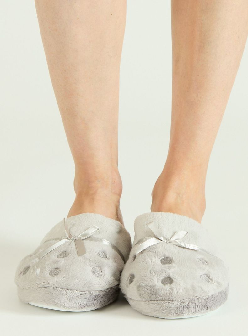 Zapatilla Lunares Gris-0