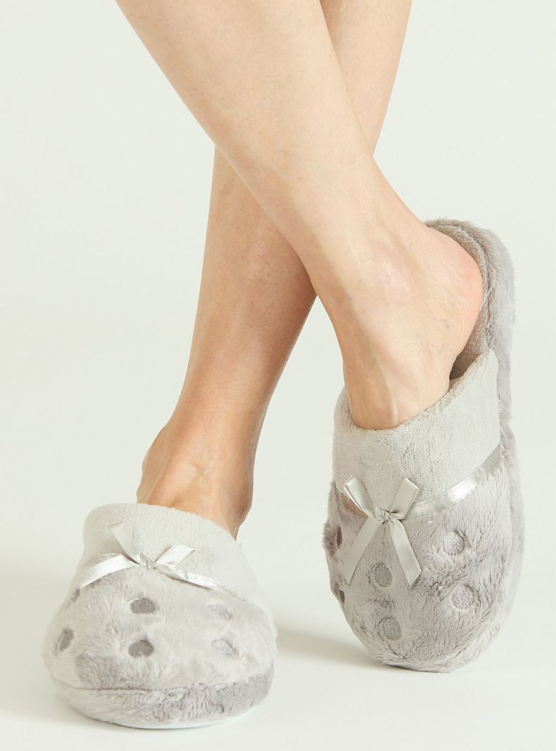 Zapatilla Lunares Gris-1