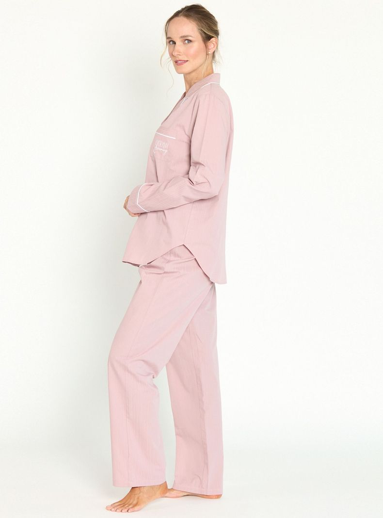 Pijama de Mujer Margaret Sport Malva-1