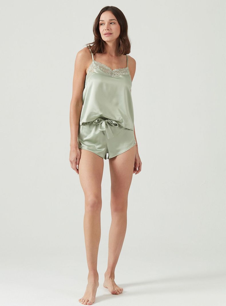 Pijama de Mujer Uma Verde-0