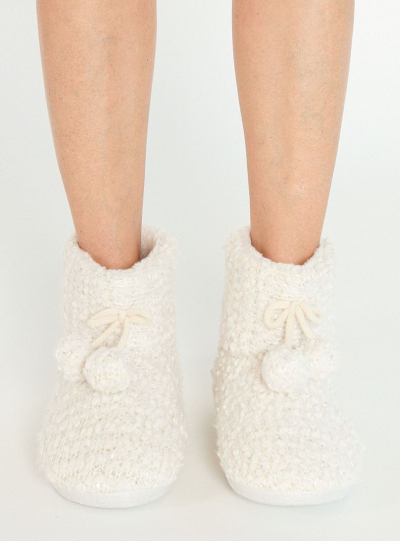 Pantufla de Mujer Bota Home Taupe Claro-0