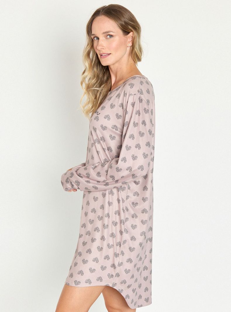 Camisa de Dormir Capri Rosado-2