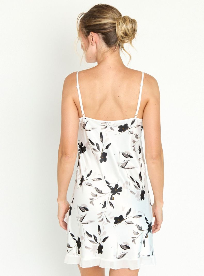 Camisa de Dormir Mini Vuelo Ivory Estampado-3
