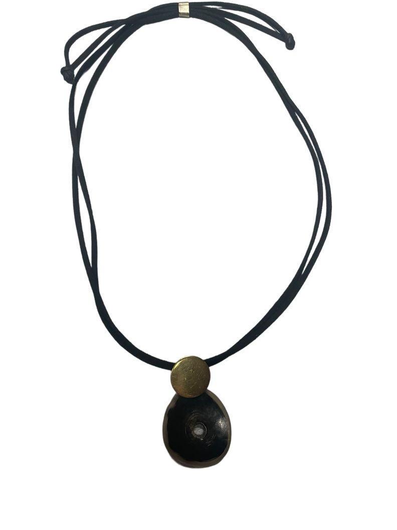 Collar ajustable Hecho a mano con atributo en cacho -1