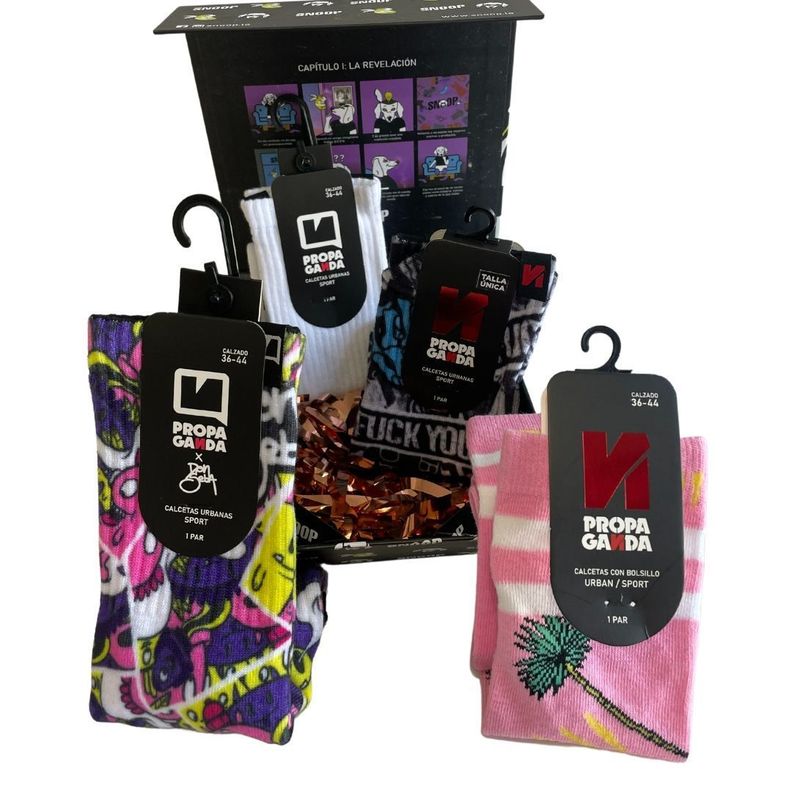 Combo 6 Pack 4 calcetines sublimados-1
