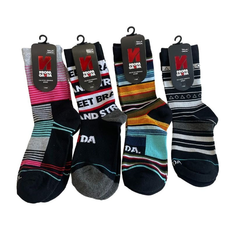 Combo 8 Pack 4 Calcetines Sublimados-2