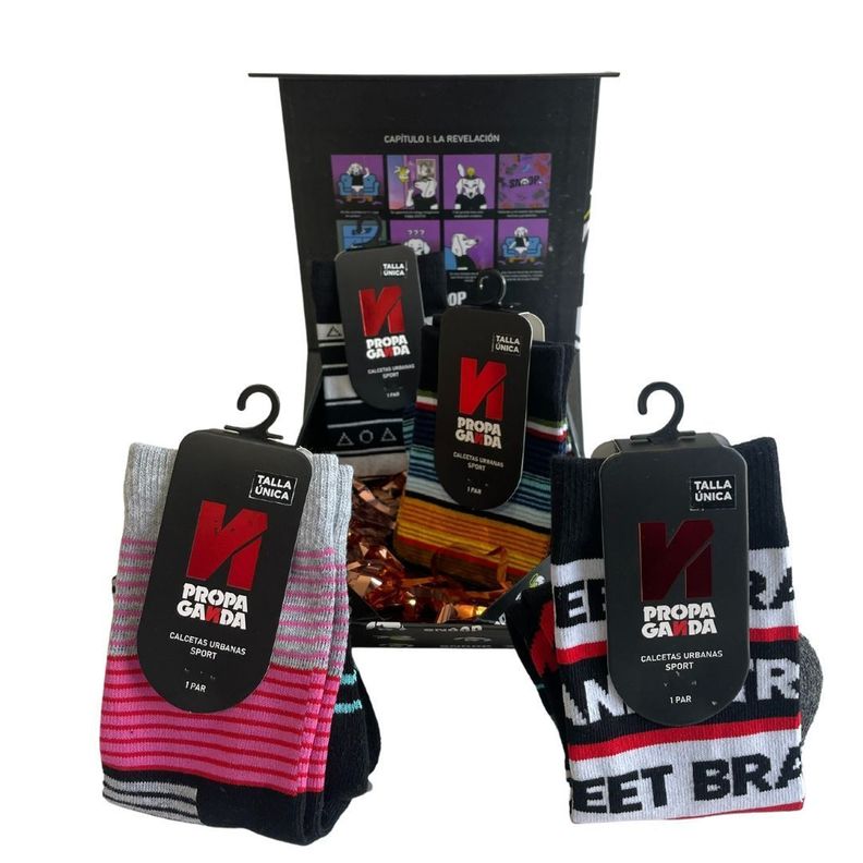 Combo 8 Pack 4 Calcetines Sublimados-1