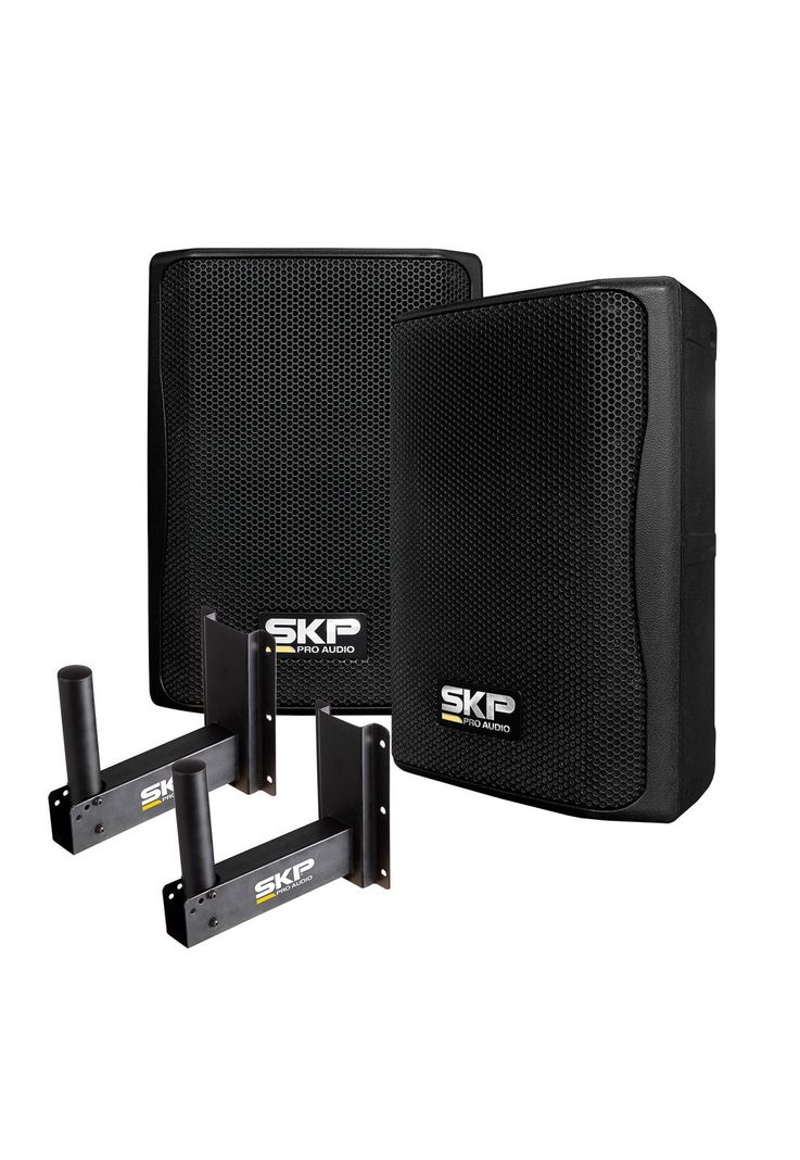 Par de parlantes más Soporte de Muro SKP SK 208Px-0