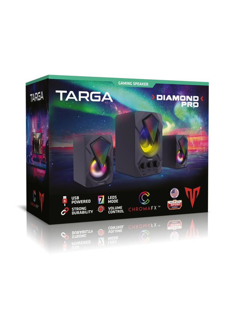 Kit de parlantes Gamer para PC Targa Diamond Pro-3