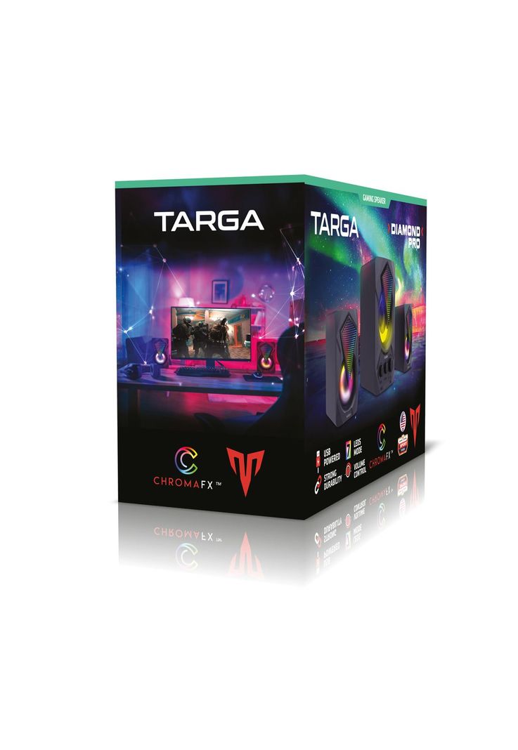 Kit de parlantes Gamer para PC Targa Diamond Pro-4