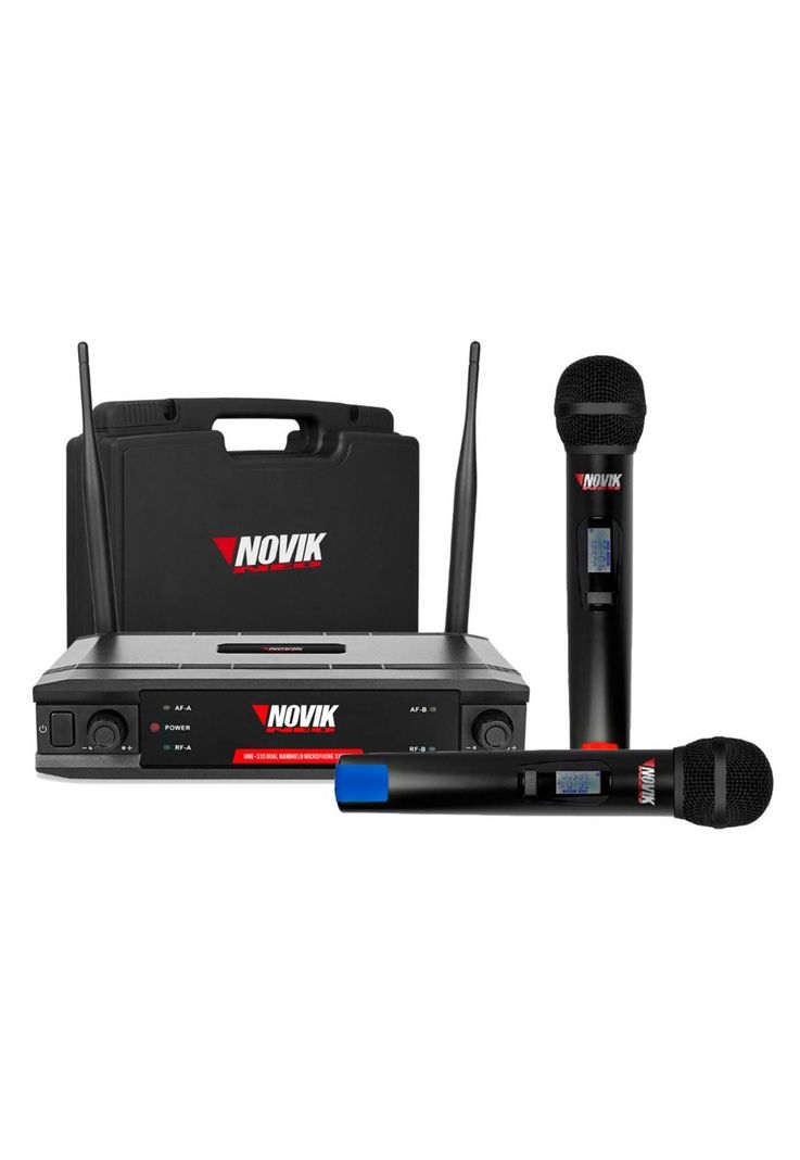 Micrófono Doble Inalámbrico Novik UNK 330-0