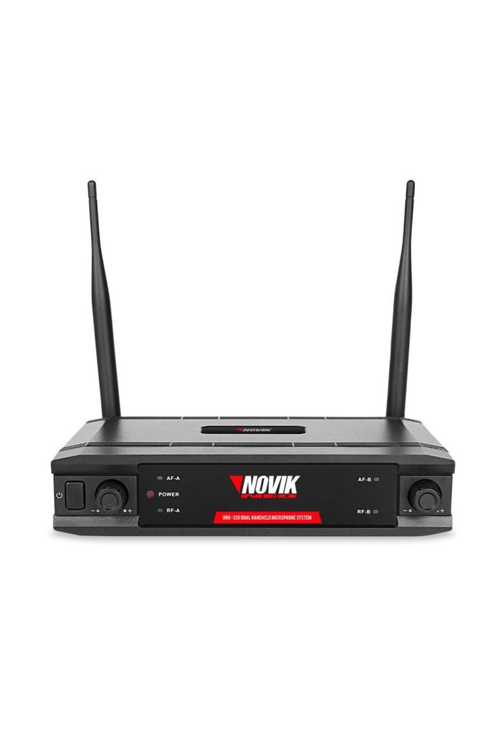 Micrófono Doble Inalámbrico Novik UNK 330-2
