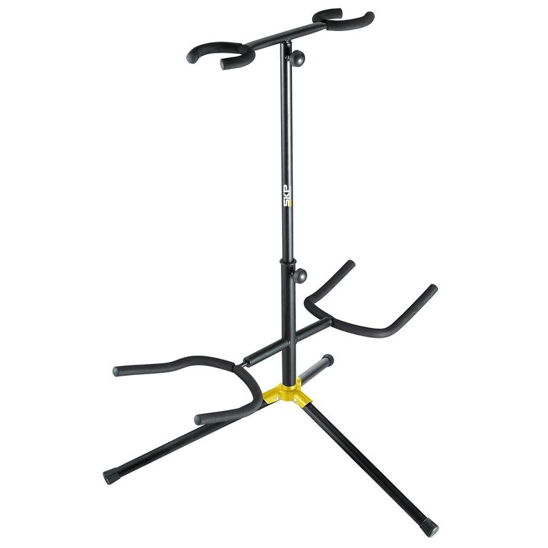 SOPORTE PARA GUITARRA DOBLE SKP GS3 Negro