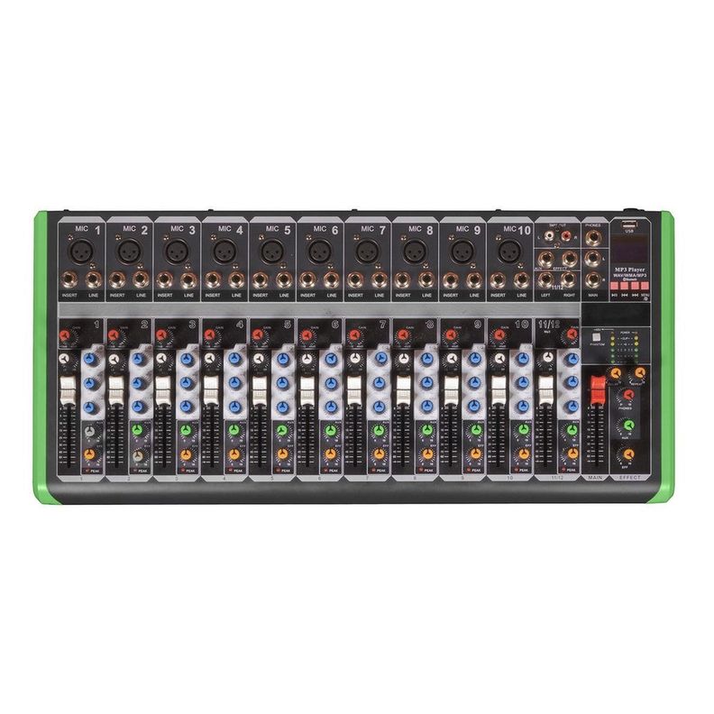 CONSOLA ANALOGA PROBASS PM 1624BT Negro