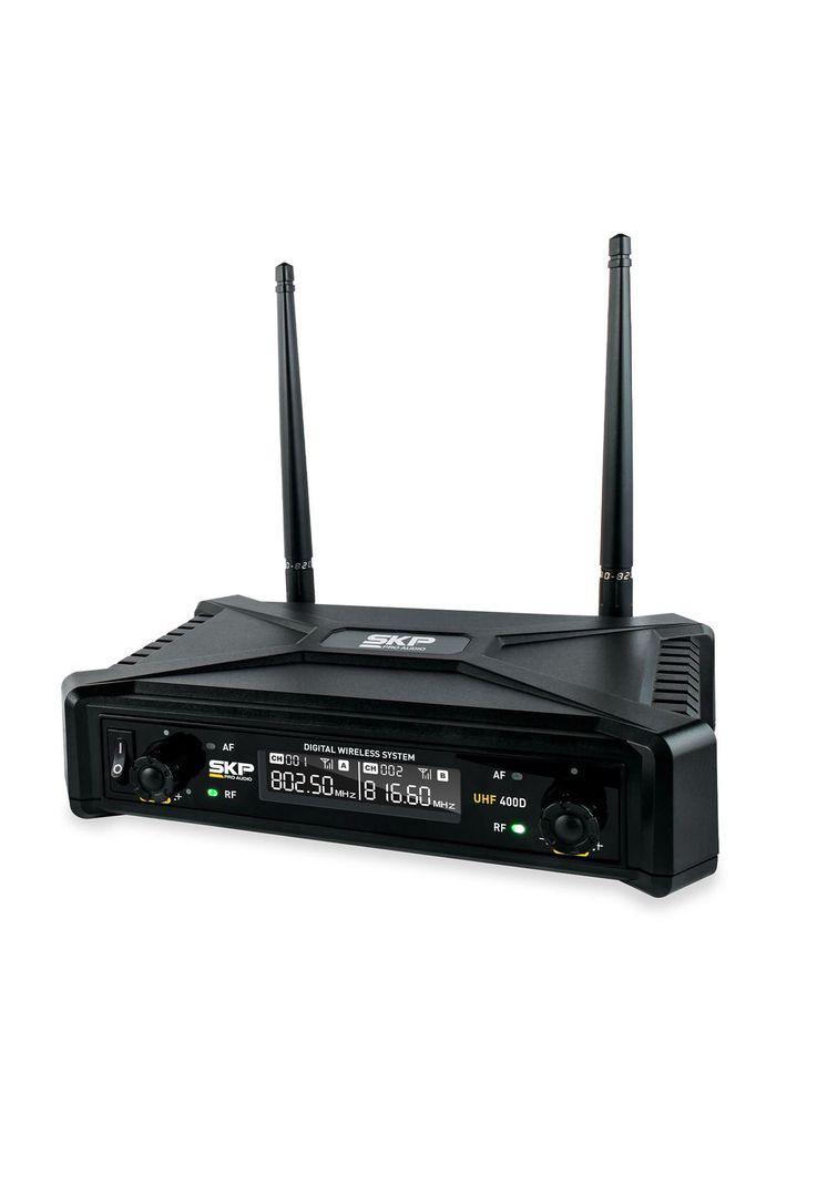 Kit Micrófono Inalámbrico SKP UHF 400D-3