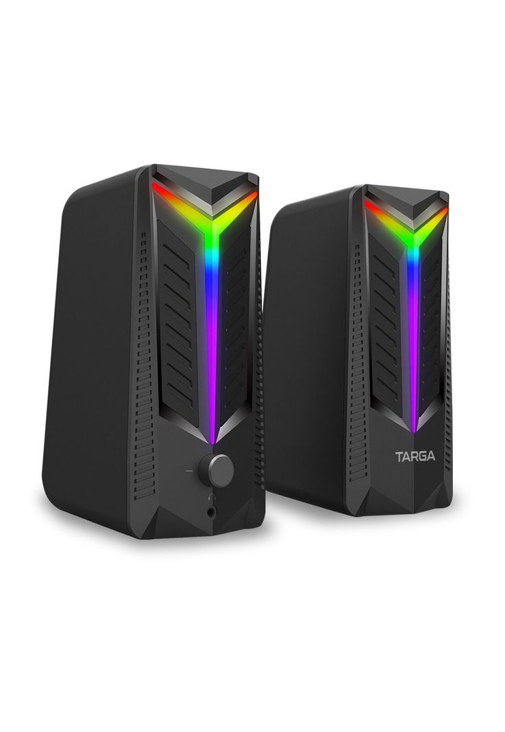 Par de Parlantes Gamer para PC Targa Alpha X-0