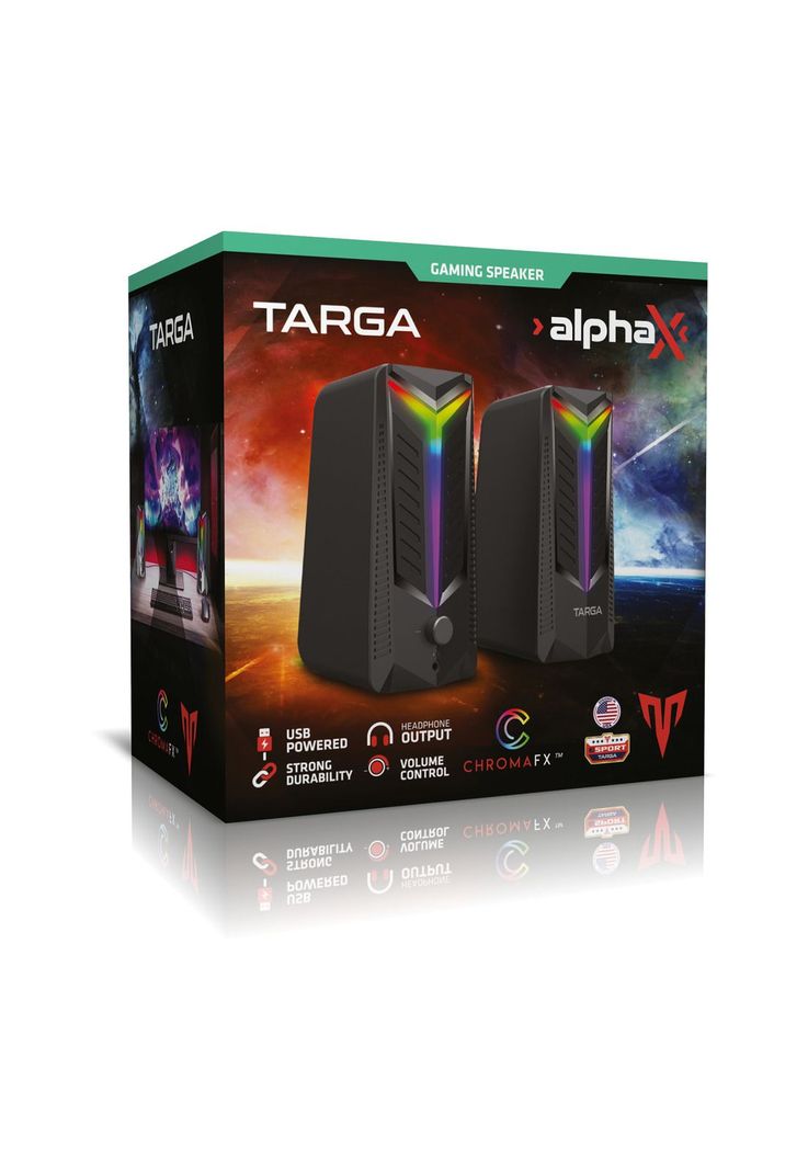Par de Parlantes Gamer para PC Targa Alpha X-4