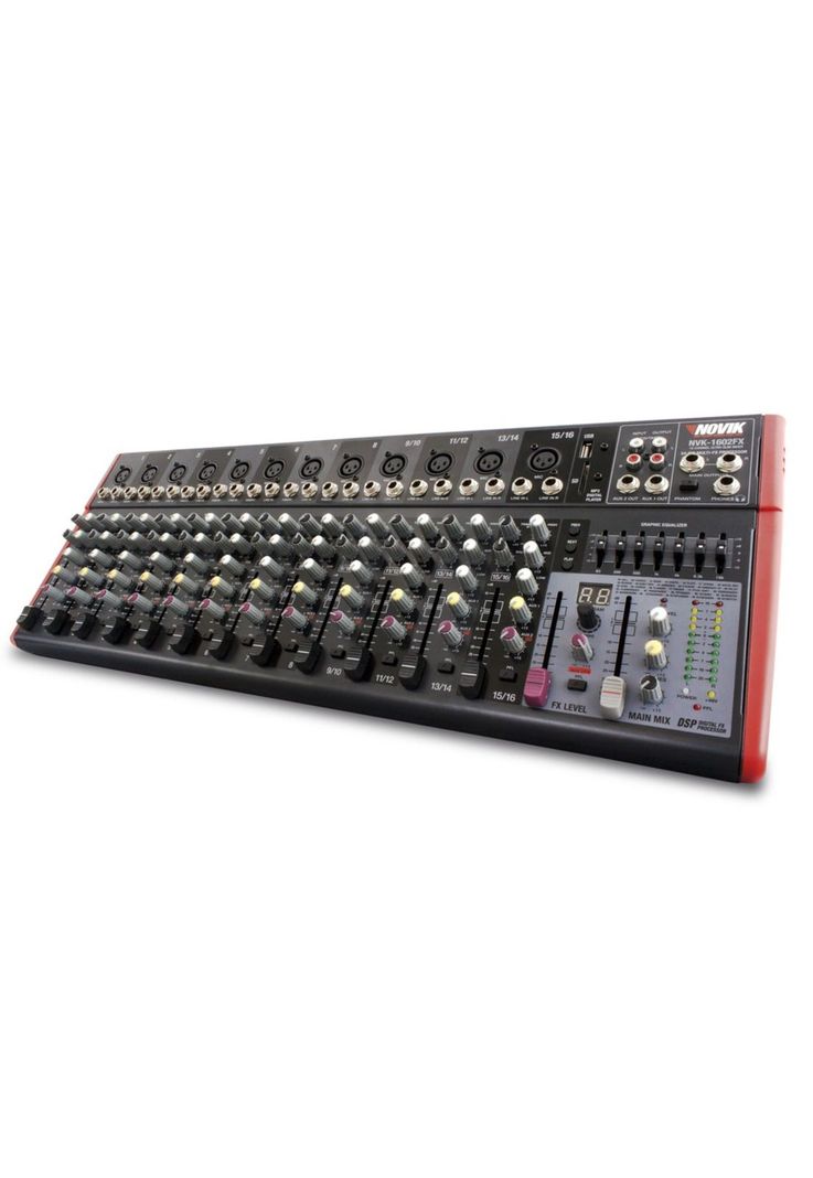 Consola Análoga Novik NVK 1602FX-1