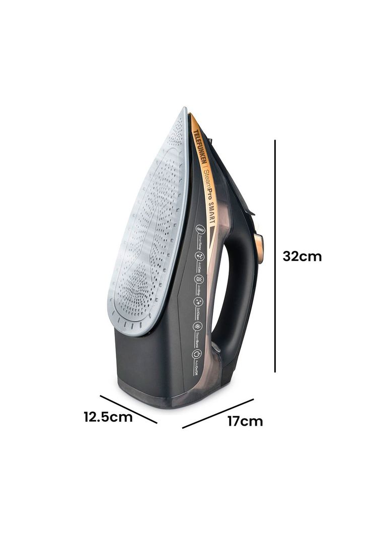 Plancha a vapor Telefunken SteamPro Smart Negro-2