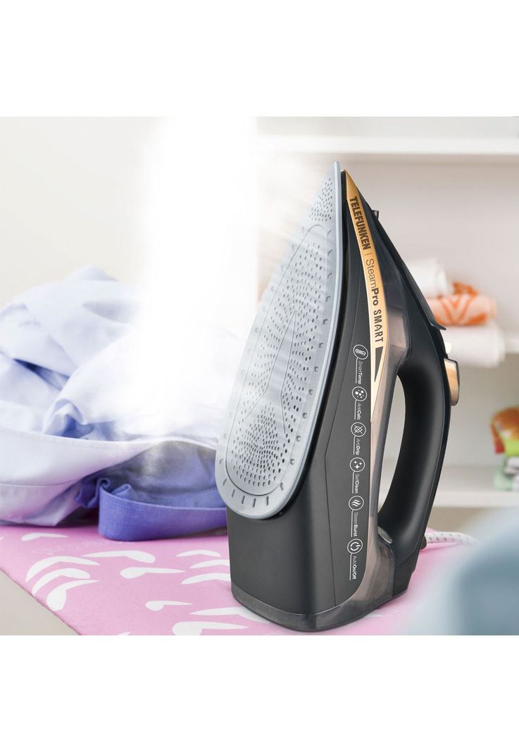 Plancha a vapor Telefunken SteamPro Smart Negro-4