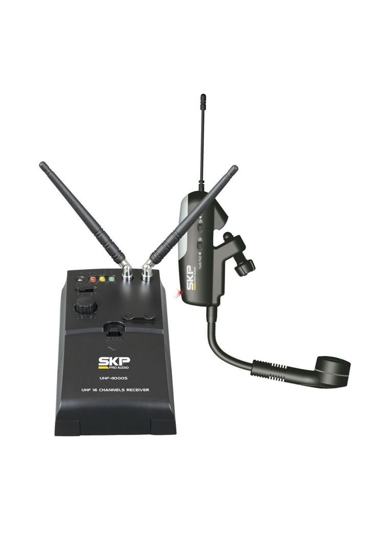 Micrófono para Saxophone SKP UHF 4000G-0