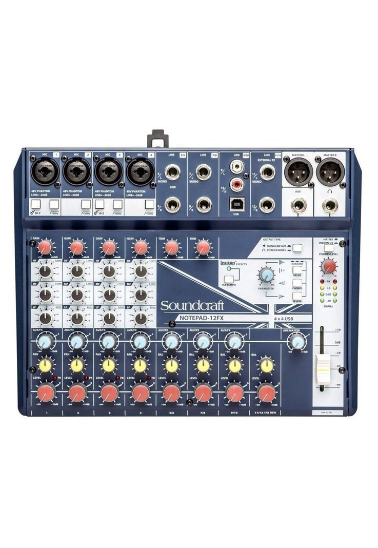 配信機器・PA機器・レコーディング機器 Soundcraft notepad 12fx Consola con Interfaz USB Soundcraft NotePad 12FX Soundcraft