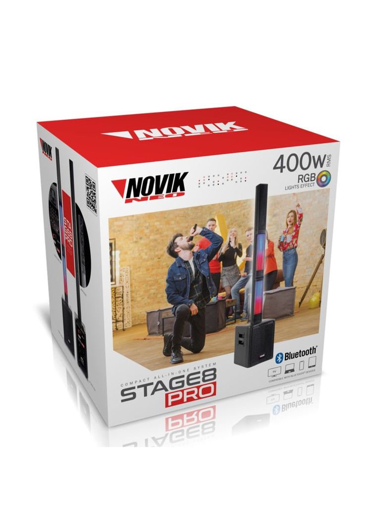 Sistema de Sonido Portátil con Batería Novik Stage 8 pro-5
