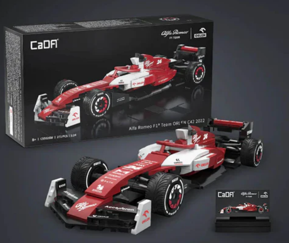 Auto de Formula 1 Alfa Romeo C42 - Set de Bloques para Armar 1:24 (CaDA)