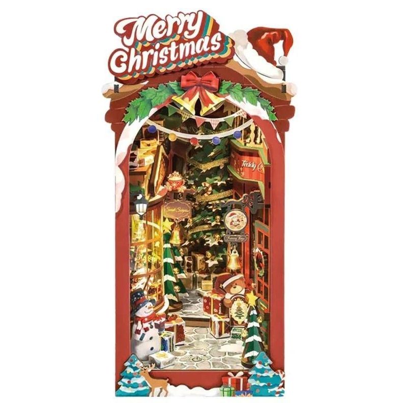 Book Nook Calle Navidena - Christmas Street Diorama 3D DIY (Rolife) 0