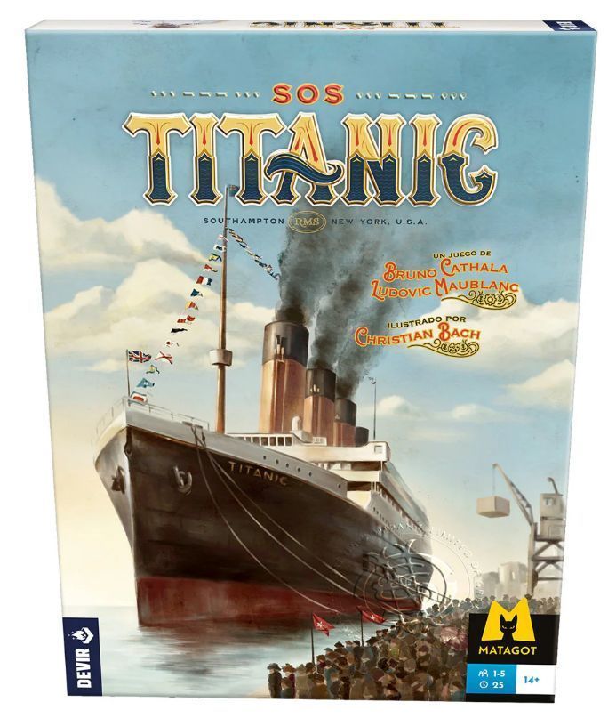 SOS Titanic - Juego de Mesa Cooperativo y en Solitario (Devir)