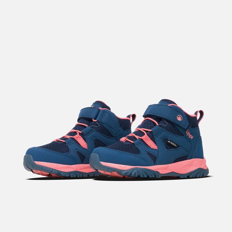 Botín Niña Tellus Mid Kids Azul Coral Lippi I25-3