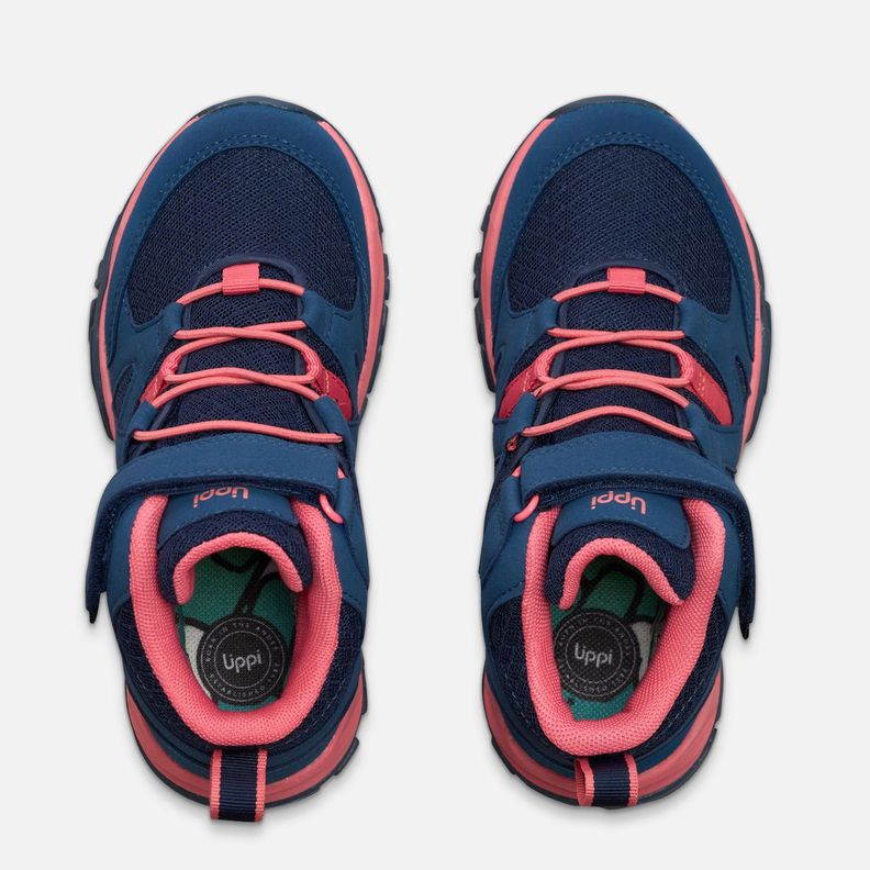 Botín Niña Tellus Mid Kids Azul Coral Lippi I25-5