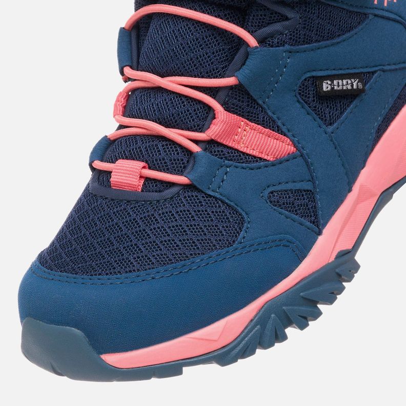 Botín Niña Tellus Mid Kids Azul Coral Lippi I25-6