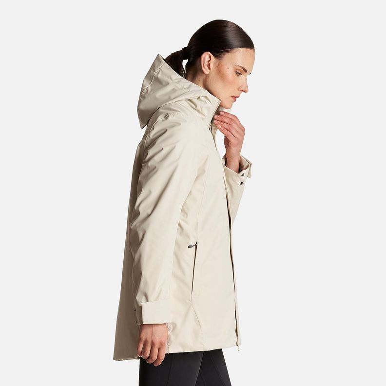 Chaqueta Mujer Smart Protect Fusion 3 Jacket Crema/Malva Lippi-3