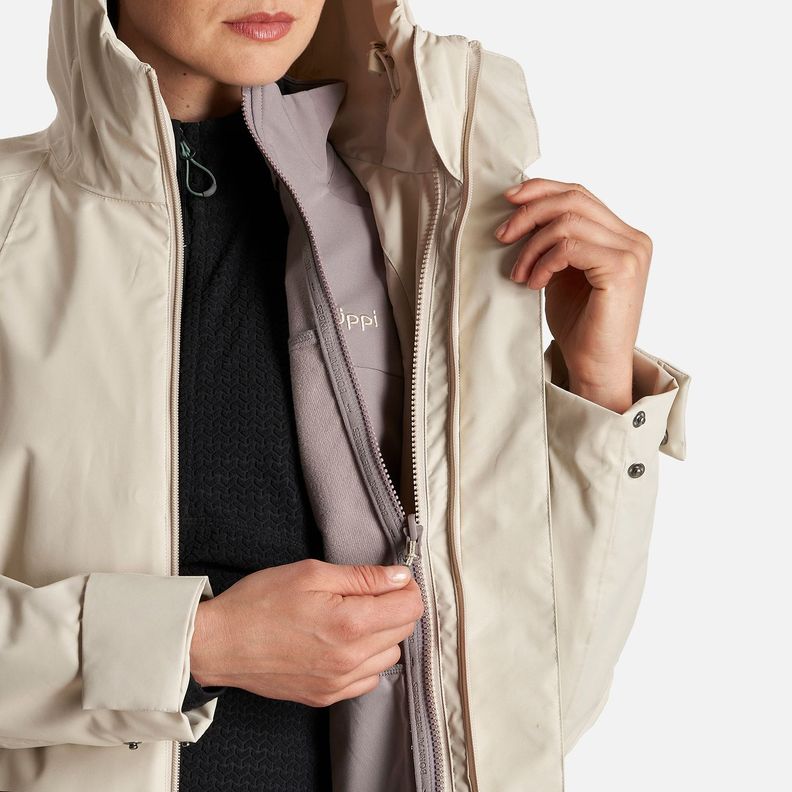 Chaqueta Mujer Smart Protect Fusion 3 Jacket Crema/Malva Lippi-6