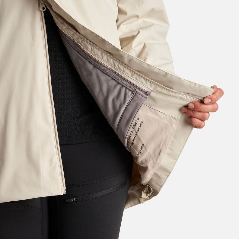 Chaqueta Mujer Smart Protect Fusion 3 Jacket Crema/Malva Lippi-9