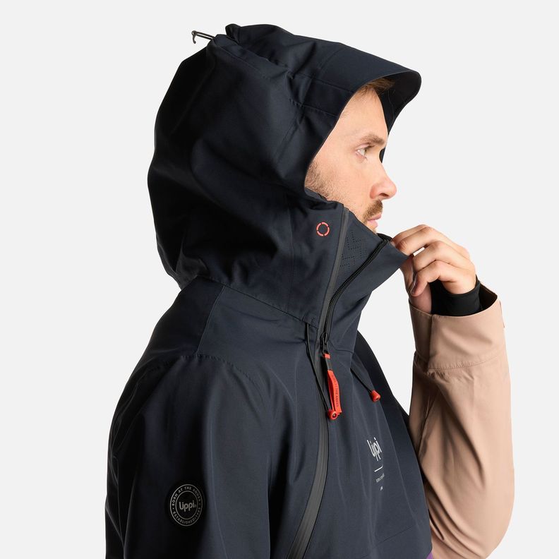 Chaqueta Hombre Black Hill 14 zip B-Dry Jacket Morado Lippi-5