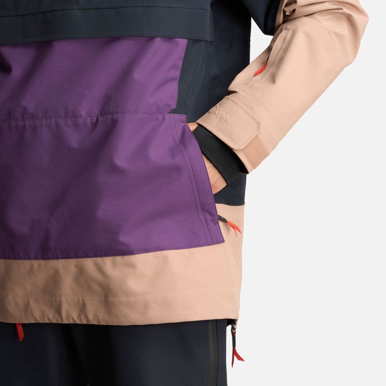 Chaqueta Hombre Black Hill 14 zip B-Dry Jacket Morado Lippi-8