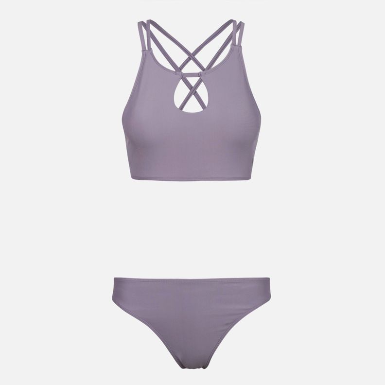 Traje de Baño Mujer Fondo de Bikini Purpura Haka Honu-0