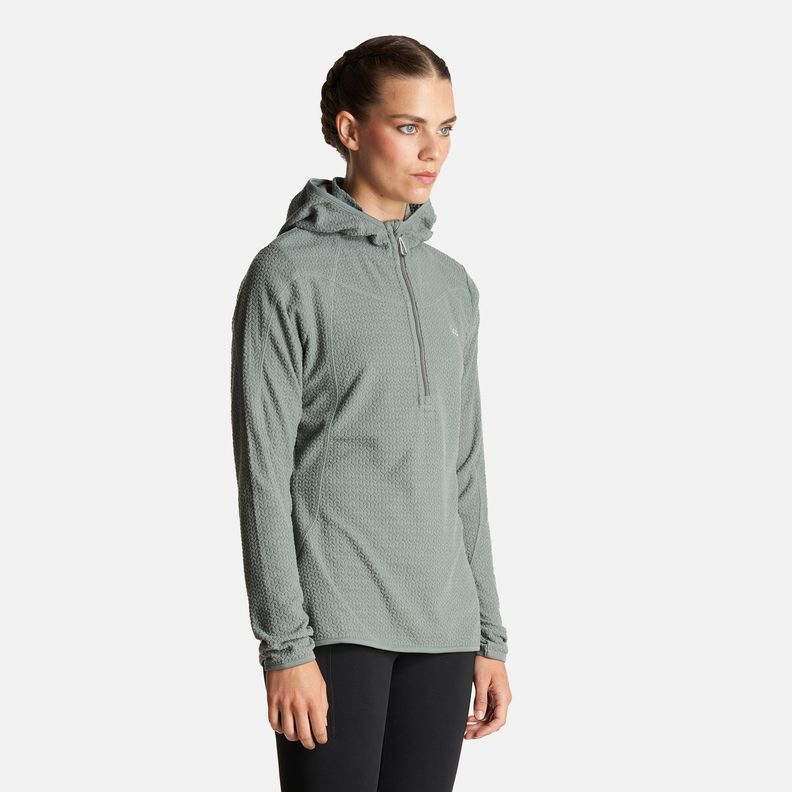 Poleron Mujer Jacaranda Nano-F 14 Zip Hoody Jade Lippi I23-1